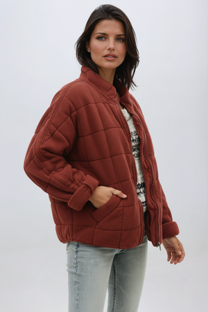 Brick red